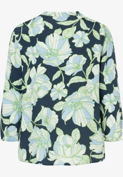 Damen More & More Viskosebluse Flowerprint