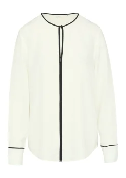 Damen s.Oliver BLACK LABEL Viskosebluse mit Kontrastdetails