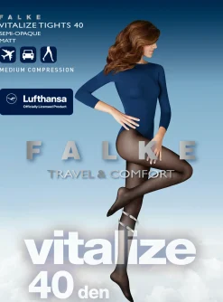 Damen Falke Vitalize 40 DEN Strumpfhose