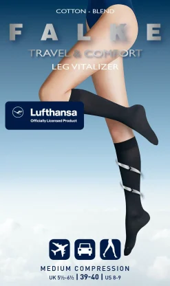 Damen Falke Vitalizer Kniestrümpfe