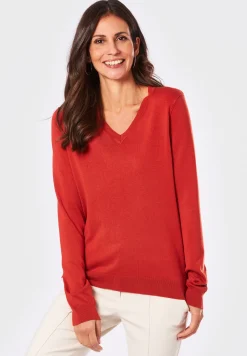 Damen Carnabys V-Neck Pullover