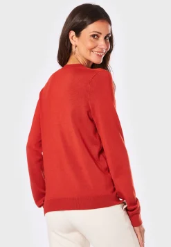 Damen Carnabys V-Neck Pullover