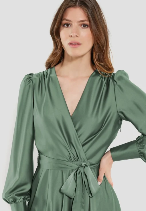 Damen Swing Day Vokuhila-Kleid