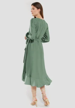 Damen Swing Day Vokuhila-Kleid