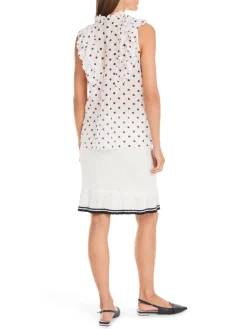 Damen Marc Cain Volant-Bluse mit Tupfen