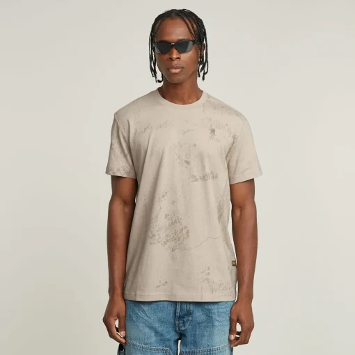 Herren G-Star Washed T-Shirt