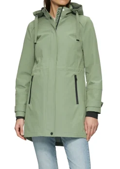 Damen s.Oliver Wasserabweisende Jacke mit Kapuze