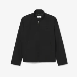 Herren Lacoste Wasserabweisende, winddichte Harrington-Jacke