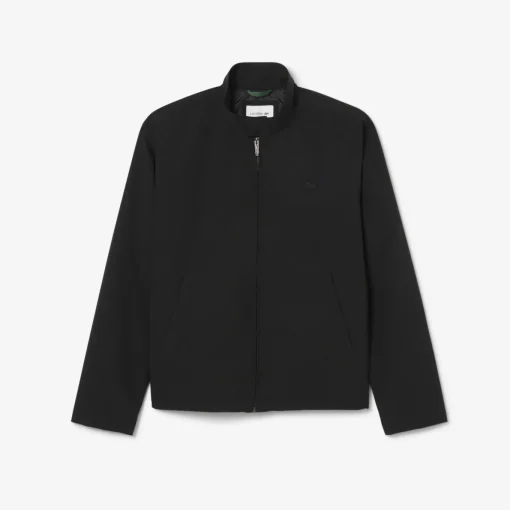 Herren Lacoste Wasserabweisende, winddichte Harrington-Jacke
