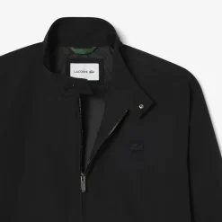 Herren Lacoste Wasserabweisende, winddichte Harrington-Jacke