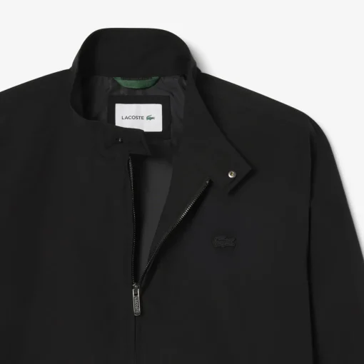 Herren Lacoste Wasserabweisende, winddichte Harrington-Jacke