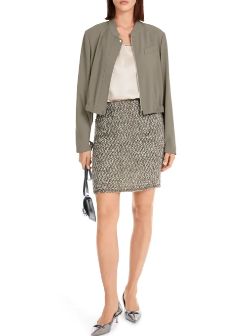 Damen Marc Cain Weich fließende Blouson-Jacke