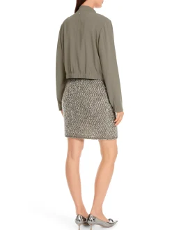 Damen Marc Cain Weich fließende Blouson-Jacke