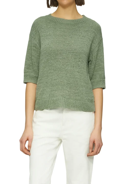 Damen s.Oliver Weicher Strickpullover im Relaxed Fit mit 3/4-Ärmeln