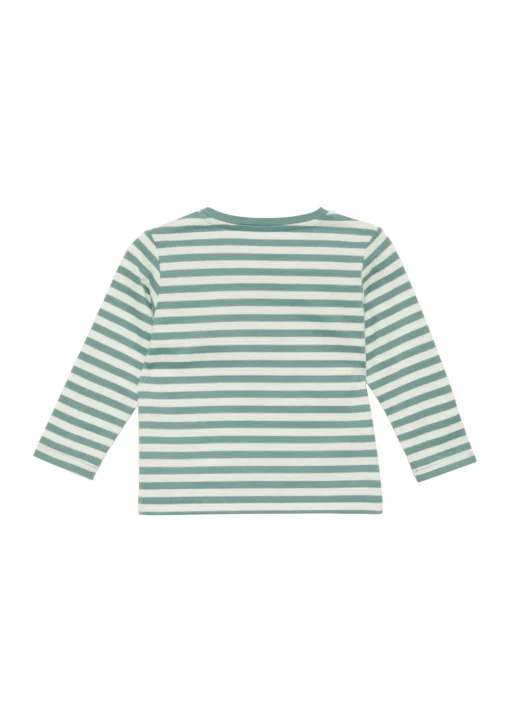 Kinder s.Oliver Weiches Baumwoll-Longsleeve mit Känguru-Applikation