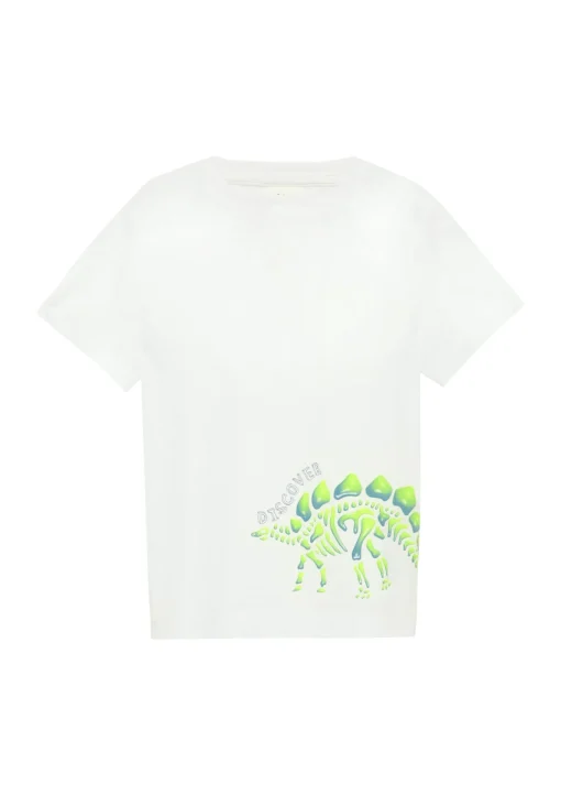 Kinder s.Oliver Weiches Baumwoll-T-Shirt mit Silicon-Print