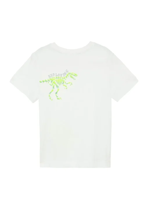 Kinder s.Oliver Weiches Baumwoll-T-Shirt mit Silicon-Print