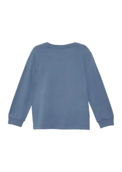 Kinder s.Oliver Weiches Jersey-Longsleeve mit Fotoprint und Rippbündchen