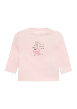 Kinder s.Oliver Weiches Longsleeve aus Baumwolle mit glitzerndem Frontprint