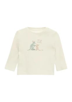 Kinder s.Oliver Weiches Longsleeve aus Baumwolle mit Frontprint
