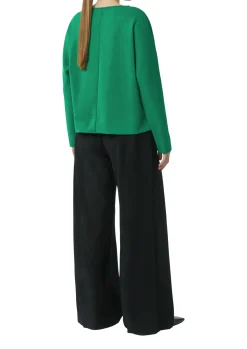 Damen Comma Weiches Relaxed-Fit-Sweatshirt mit Paspeldetails