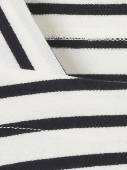 Damen Via Appia Due Weiches Ringel T-Shirt mit Karree-Ausschnitt