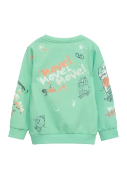 Kinder s.Oliver Weiches Sweatshirt mit Sublimation-Print