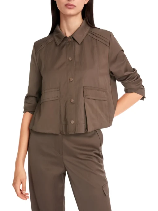 Damen Marc Cain Weichfließende Jacke in A-Linie