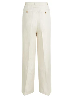 Damen Tommy Hilfiger Weite Hose mit Leinen