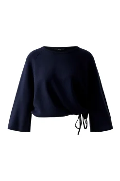 Damen Oui Wendepullover uni und gestreift
