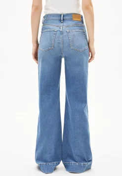 Damen armedangels Wide Jeans recycelte Baumwolle Mix Comfort-Stretch MURLIAA