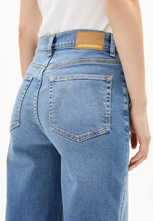 Damen armedangels Wide Jeans recycelte Baumwolle Mix Comfort-Stretch MURLIAA
