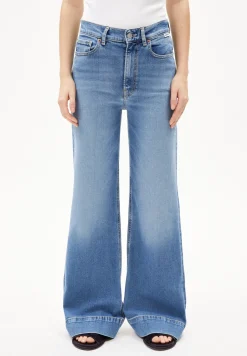 Damen armedangels Wide Jeans recycelte Baumwolle Mix Comfort-Stretch MURLIAA