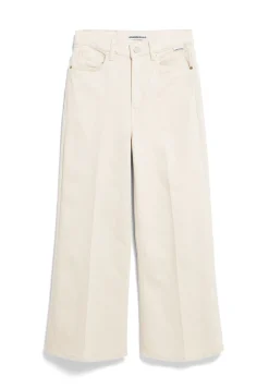 Damen armedangels Wide Jeans recycelte Baumwolle Comfort-Stretch MURLIAA CROPPED