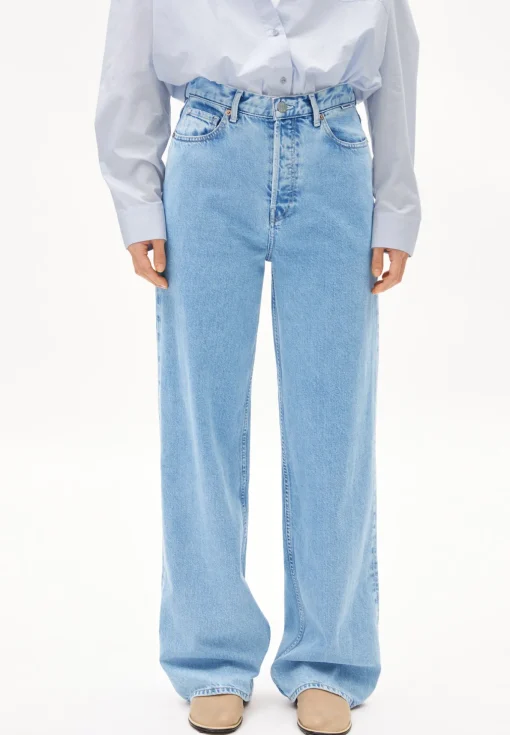 Damen armedangels Wide Jeans recycelte Baumwolle ENIJAA