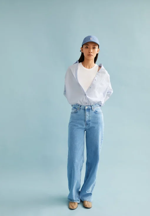 Damen armedangels Wide Jeans recycelte Baumwolle ENIJAA
