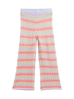 Kinder Tom Tailor Denim Wide Leg Hose mit Lochmuster
