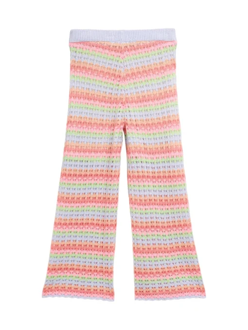 Kinder Tom Tailor Denim Wide Leg Hose mit Lochmuster