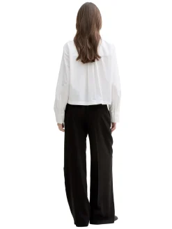 Damen Tom Tailor Denim Wide Leg Paperpag Hose