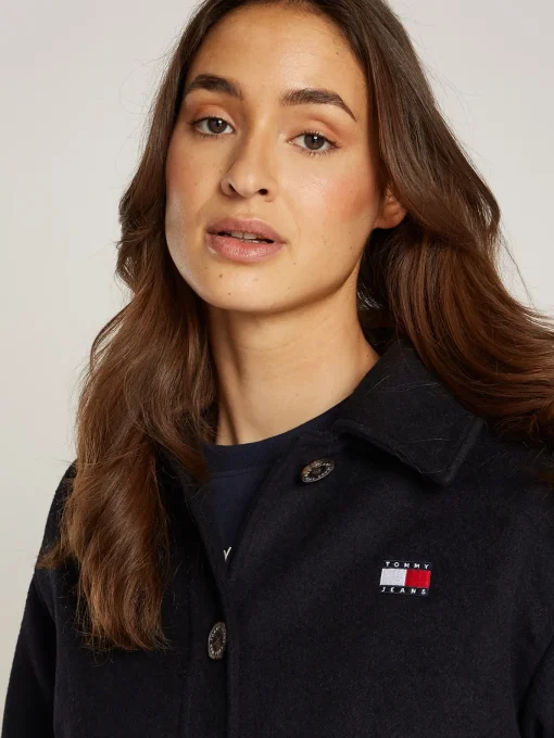 Damen Tommy Jeans Wollmantel
