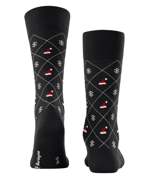 Herren Burlington X-Mas Argyle Herren Socken