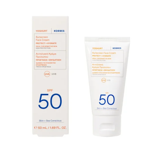 KORRES Yoghurt Sonnencreme-Gel für das Gesicht SPF50