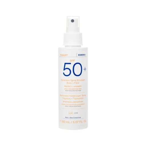 KORRES Yoghurt Sonnenschutz Spray-Emulsion für Gesicht & Körper SPF50