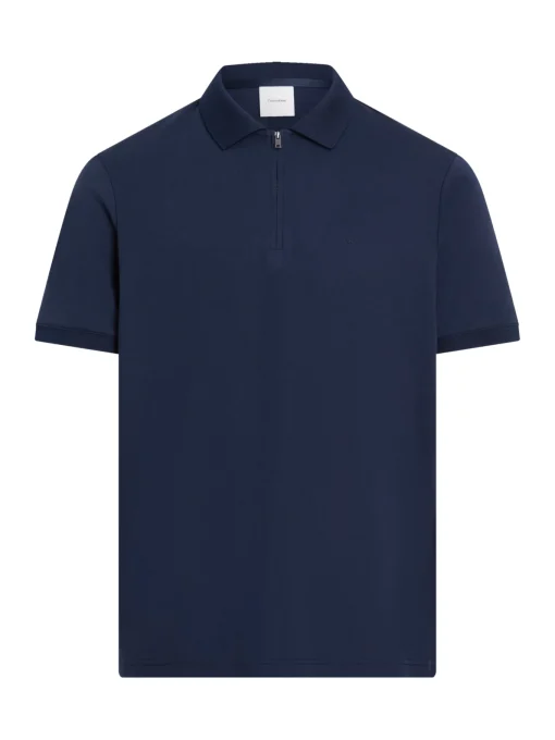 Herren Calvin Klein Zip Polo