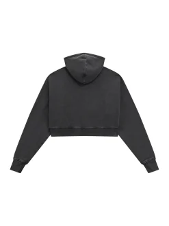Damen GUESS Zip Up Hoodie Cropped