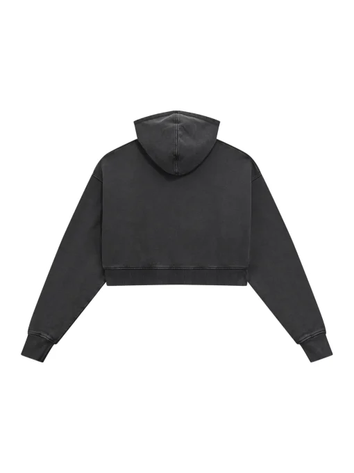 Damen GUESS Zip Up Hoodie Cropped