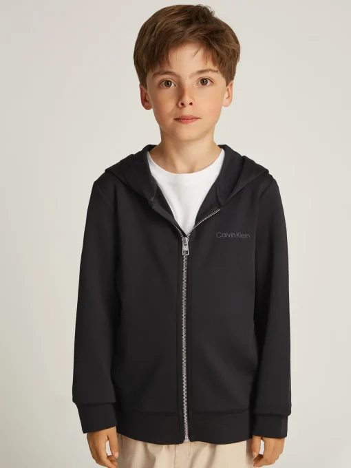 Kinder Calvin Klein Zip-Hoodie mit Kapuze