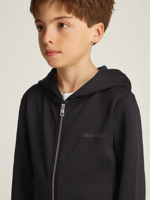 Kinder Calvin Klein Zip-Hoodie mit Kapuze