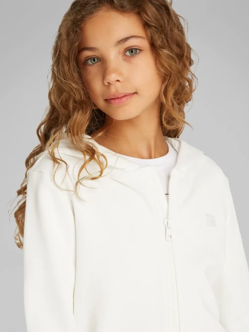 Kinder Calvin Klein Zip-Hoodie mit Kapuze