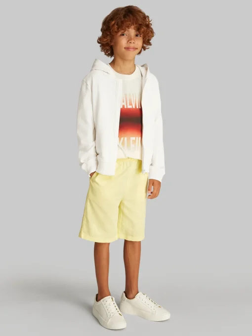 Kinder Calvin Klein Zip-Hoodie mit Kapuze